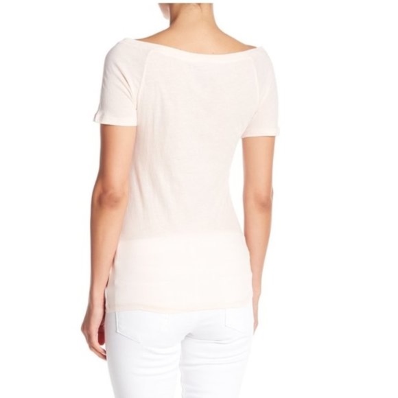 Melrose and Market Cinched V-Neck Tee - Picture 6 of 6